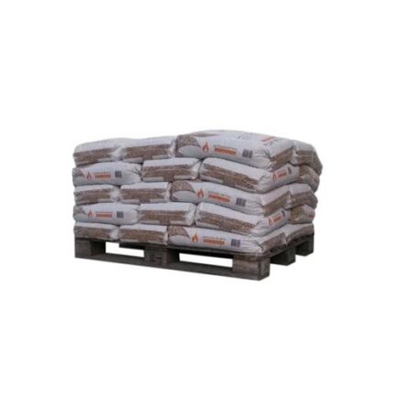 Naturkraft Pellets – Halbe Palette mit 33 Säcken à 15 kg (495 kg) – 100 % Nadelholz