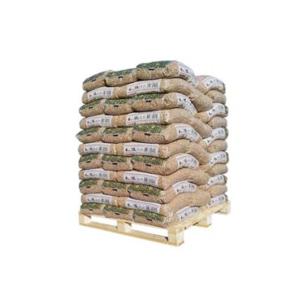 Naturkraft Pellets – Palette mit 66 Säcken à 15 kg (990 kg) – 100 % Nadelholz