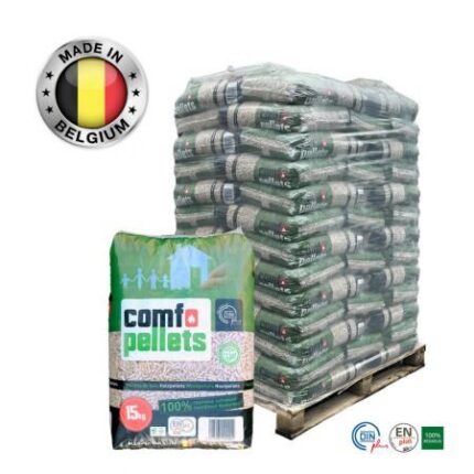Comfo ENplus A1 / DINplus Pellets – Palette mit 65 Säcken à 15 kg – 100 % Nadelholz