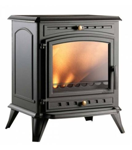 ALTÉA Holzofen – INVICTA, 8 kW, Klassisches Anthrazit, 75 % Wirkungsgrad