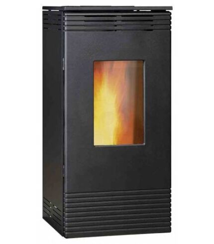 PHILIA Pelletkaminofen – 9 kW, Modern, Schwarz, Invicta – Sonderangebot