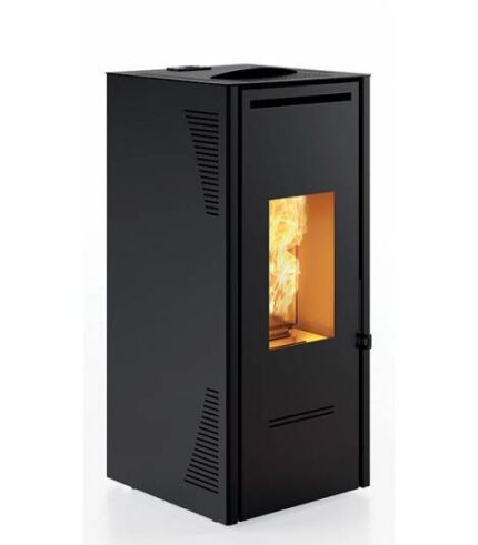 TALO 11 Pelletkaminofen – 11 kW, Modern, Schwarz/Grau, Invicta